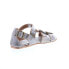 Фото #16 товара Bed Stu Mabely F373038 Womens Gray Leather Hook & Loop Strap Sandals Shoes