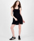 Фото #1 товара Juniors' Lace Trim Mini Dress