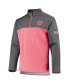 ფოტო #3 პროდუქტის Men's Red Wisconsin Badgers Gameday Quarter-Zip Jacket