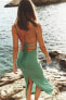 Фото #9 товара Платье со сборками и открытой спиной ZARA