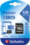 Фото #4 товара Verbatim Premium - 128 GB - MicroSDXC - Class 10 - UHS-I - 45 MB/s - 10 MB/s