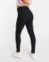 Фото #3 товара Pieces Highskin skinny jeans with high waist in black