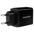 Фото #4 товара AXAGON ACU-DS16 Ladegerät, 2x USB-A, Smart 5V 1,2A, 16W - schwarz