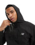 New Balance performance full zip woven jacket in black