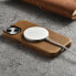 Skórzane etui iPhone 14 magnetyczne z MagSafe Oil Wax Premium Leather Case jasny brąz