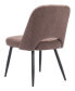 Фото #11 товара 32" Steel, Polyester Teddy Boho Dining Chair