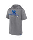 Фото #3 товара Men's Heather Gray Kentucky Wildcats Modern Stack Hoodie T-shirt