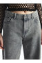 Фото #3 товара LCW Jeans Wideleg Kadın Jean Pantolon
