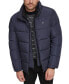 Фото #3 товара Men's Puffer With Set In Bib Detail, Created for Macy's