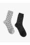 Носки Koton Dotted Duo Socks
