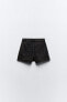 Фото #7 товара Джинсовая юбка шорты с запахом z1975 ZARA