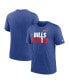 Фото #1 товара Men's Heathered Royal Buffalo Bills Local Tri-Blend T-shirt