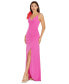 Women's Camelia Ruffled A-Line Maxi Dress Bright Fuchshia-Poppy, XS - фото #3