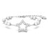 Фото #1 товара Swarovski Damen Armband Stella Kristallperlen, Kristalle Stern Weiß Silberfarbe M 5645385