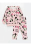 Фото #3 товара Костюм LC WAIKIKI Baby Girl Minnie Mouse Hoodie and Leggings Set