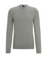 Men's Micro-Structured Crew-Neck Sweater