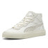 Puma Capri Royale Mid High Top Mens White Sneakers Casual Shoes 39574604