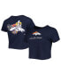 Фото #2 товара Women's Navy Denver Broncos Historic Champs T-shirt