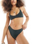 Фото #7 товара Weekday Shore bikini bottom in super dark green