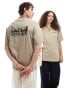 Dickies bridger town back print t-shirt in khaki Зеленый, S - фото #1