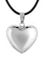 Minimalist necklace with a bell Heart RSS