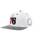 Фото #1 товара Men's White Philadelphia 76ers Hook Elephant Snapback Hat