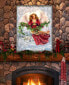Фото #1 товара Snowfall Angel Holiday Wall Art