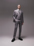 Topman stretch skinny suit trousers in grey