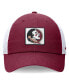 Фото #3 товара Men's Garnet/White Florida State Seminoles Primetime Club Trucker Adjustable Hat