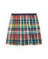 ფოტო #1 პროდუქტის Big Girls Pleated Cotton Madras Skirt