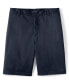 Men's School Uniform 11" Plain Front Wrinkle Resistant Chino Shorts