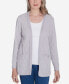 ფოტო #1 პროდუქტის Petite Classics Chenille Cardigan Sweater with Pockets