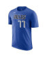 ფოტო #3 პროდუქტის Men's Luka Doncic Blue Dallas Mavericks Icon 2022/23 Name and Number Performance T-shirt