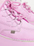 Фото #3 товара Kickers Kick platform boots in pink holographic patent