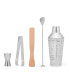 Фото #2 товара 5-Piece Mixology Shaker Tool Set