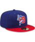 Фото #3 товара Men's Royal Buffalo Bisons Authentic Collection 59FIFTY Fitted Hat