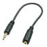 Фото #5 товара Lindy Audio Adapter Cable 3,5 M/2,5F - 3.5mm - Male - 2.5mm - Female - 20 m - Black