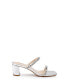 Фото #2 товара Women's Alessia Block Heel Evening Slide Sandals