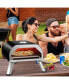 Outdoor Gas Pizza Oven Portable Propane Pizza Stove with Oven Cover Pizza Stone