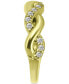 Cubic Zirconia Infinity Toe Ring, Created for Macy's