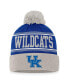 Фото #1 товара Men's Royal Kentucky Wildcats Draft Cuffed Knit Hat with Pom