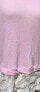 INC International Concepts Short Sleeve Scoop Neck lace Hem Blouse Pink S