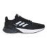 Фото #2 товара Мужские кроссовки спортивные для бега черные текстильные низкие Adidas Response SR