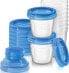 Фото #1 товара Avent Milk container blue 10x180ml (SCF618 / 10)