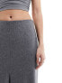 Фото #14 товара Mango tailored split front skirt on grey