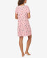 ფოტო #7 პროდუქტის Women's Short Sleeve Sleepshirt