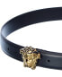 Фото #2 товара Versace La Medusa Leather Belt Men's Black 90