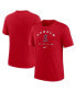 Фото #1 товара Men's Red Los Angeles Angels Authentic Collection Tri-Blend Performance T-shirt