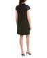 Фото #2 товара Badgley Mischka A-Line Shift Dress Women's Black 4