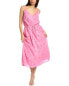 Фото #1 товара Velvet By Graham & Spencer Madelyn Midi Dress Women's Pink S